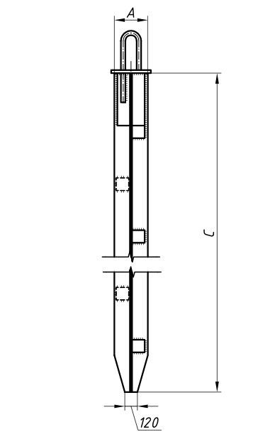 Крестовая свая СК-6С от РЕКОСТРОЙ Крестовая свая СК-6С от РЕКОСТРОЙ